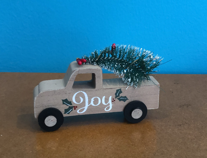 HOLIDAY SALE! Christmas Truck Ornament Display