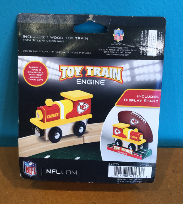 Kansas City Chiefs Toy Train